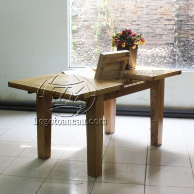 Bàn ăn gỗ sồi kéo giãn từ 180-230cm