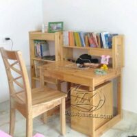 Bộ bàn học đa năng 4 món Zen TLN-232BN, gỗ tự nhiên
