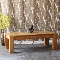 Bàn sofa Chunky TLN-258BN gỗ sồi Mỹ 116x66cm