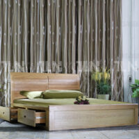 Giường nova lá sách hộc kéo