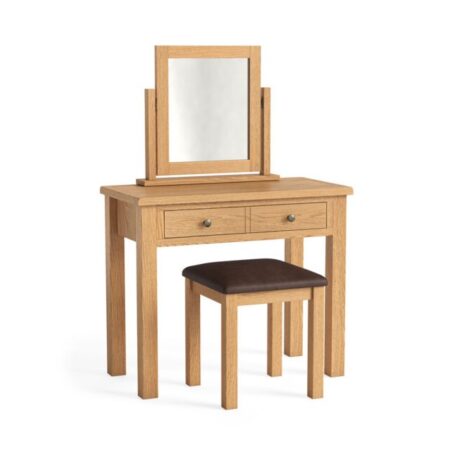 bàn trang điểm gỗ sồi 1m