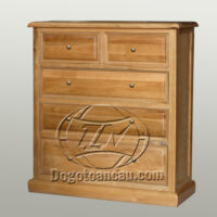 Tủ gỗ sồi 5 hộc kéo Victoria