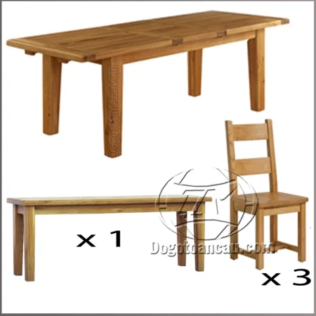 Bộ Bàn Ghế Kg-2Ng+ Bench