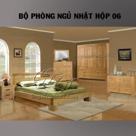 Bộ Phòng Ngủ Nhật Hộp 06
