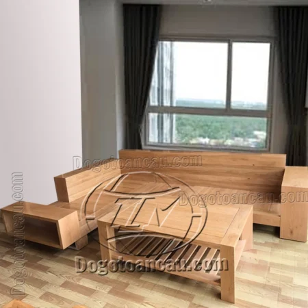 Bộ Sofa Gỗ Sồi Zen 3 Món