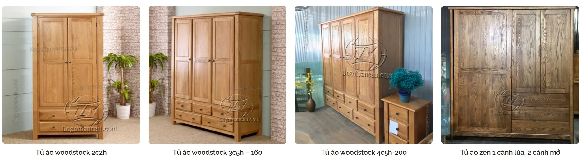 4 mẫu Tủ quần áo của Thái Lan Nam